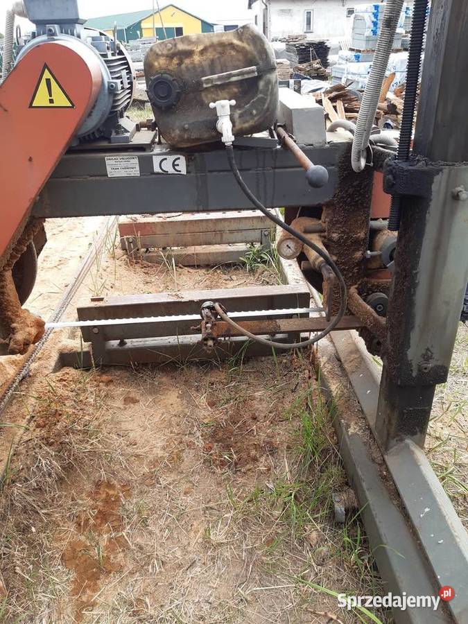 Trak tasmowy do drewna mało używany