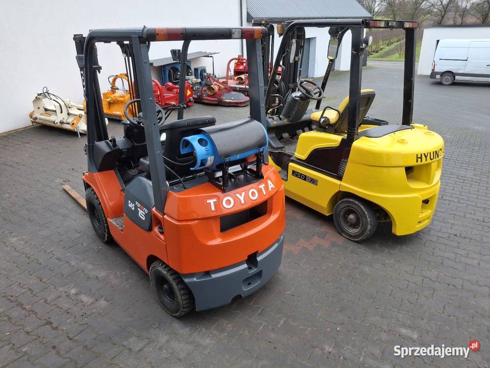 Wozek widłowy toyota hyundai triplex gaz Pyzdry