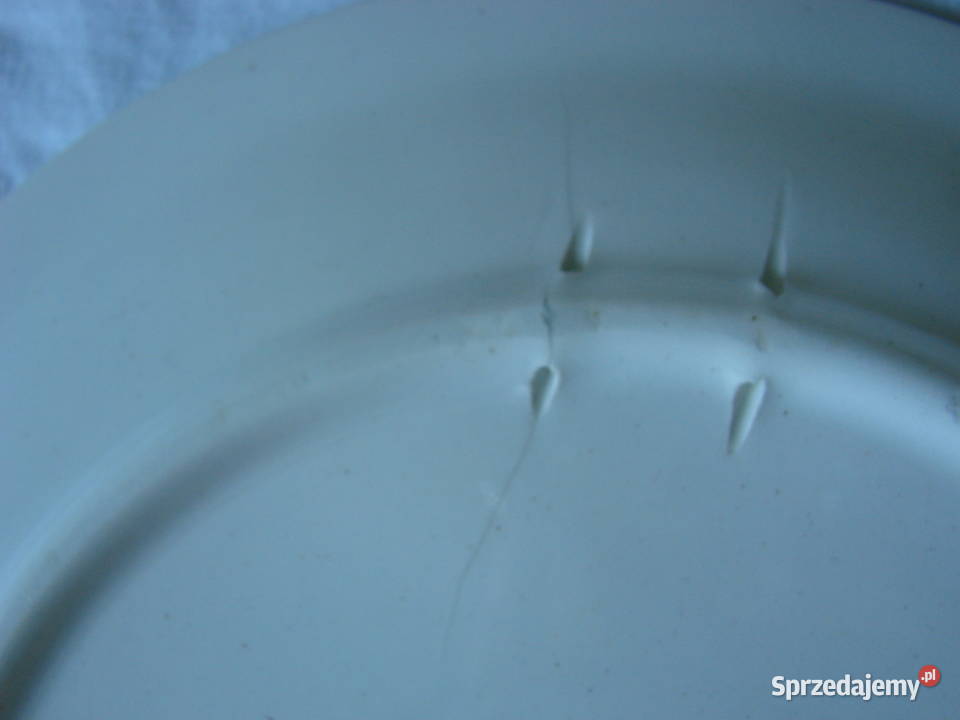 Włocławek fajansowy talerz PRL Pruszcz Gdański