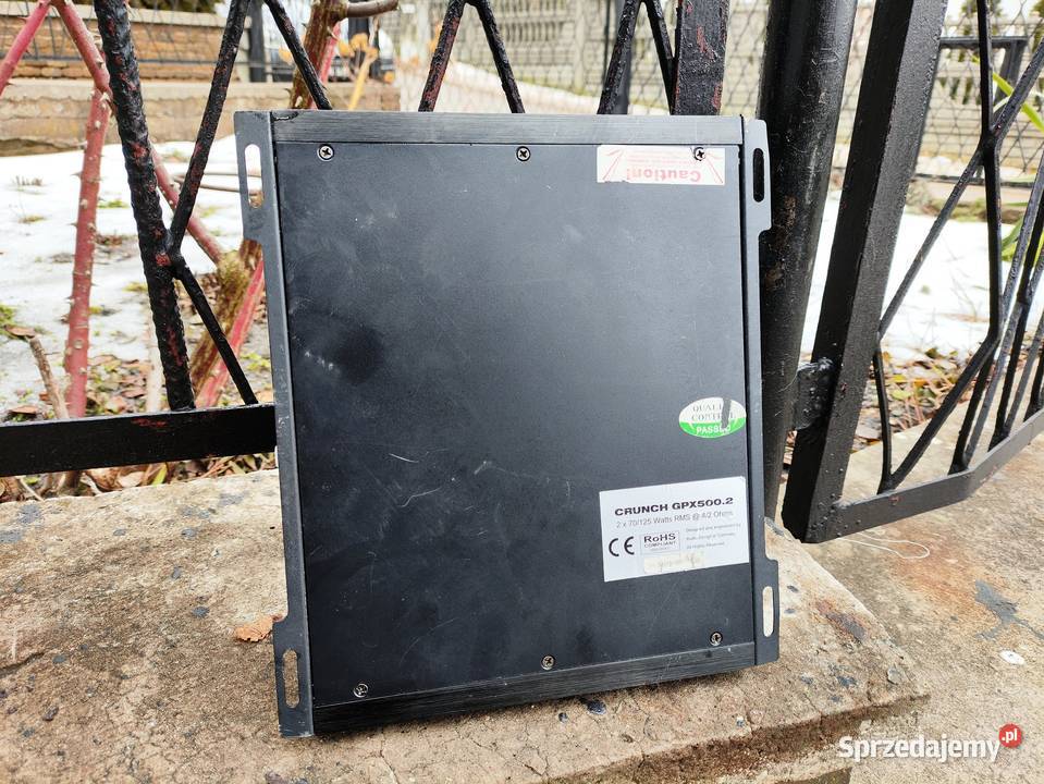 Wzmacniacz samochodowy 2 kanałowy Crunch GPX5002 Niegowonice