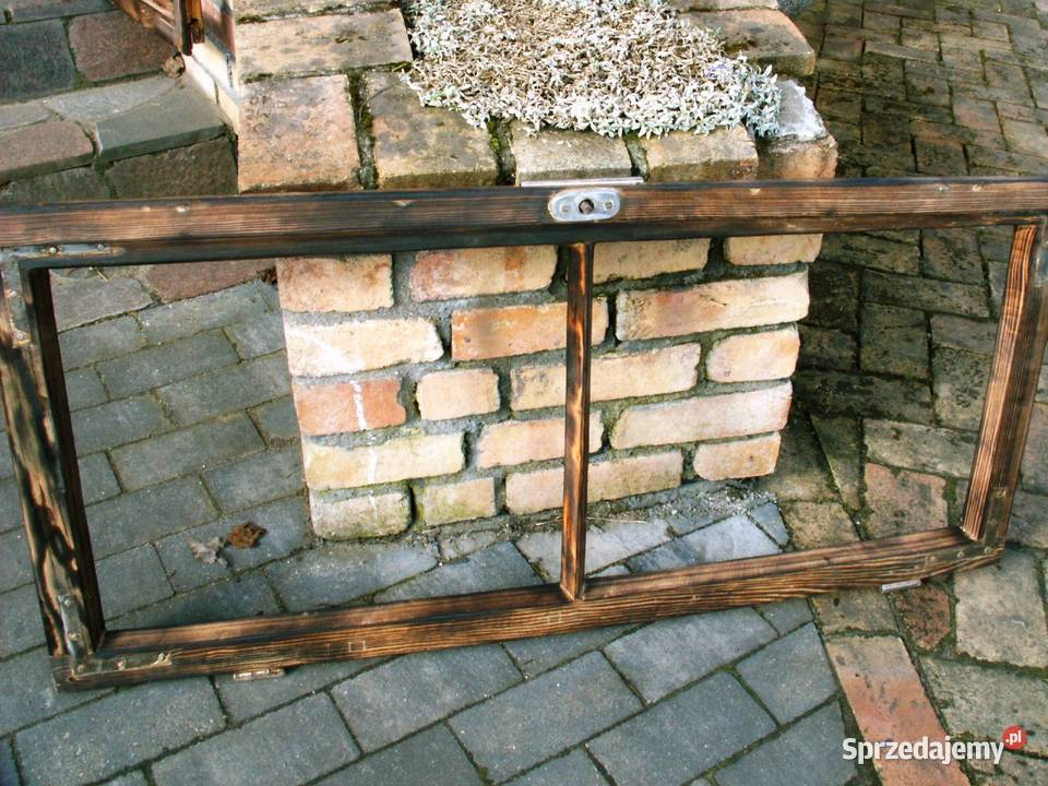 Stare okno rama okienna retro loft lustro Ełk sprzedam