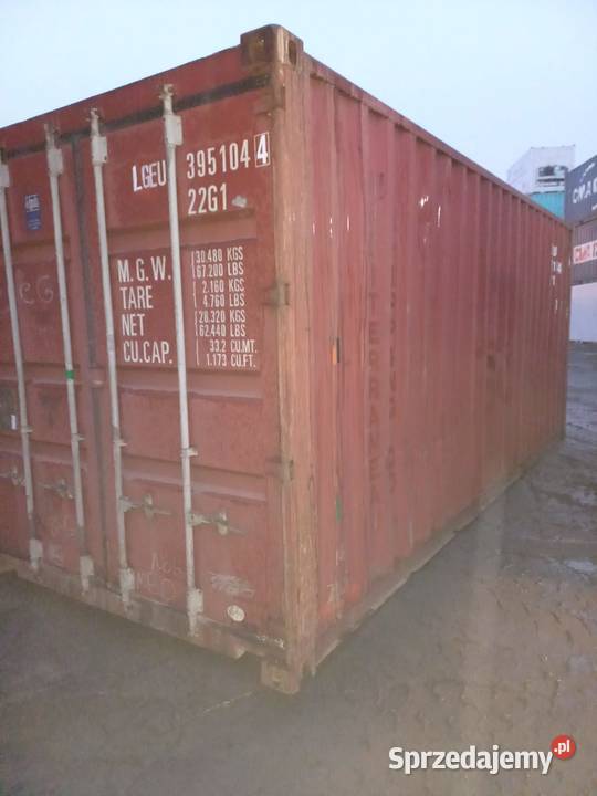 Kontener morski używany 20DC blaszak garaż Szczecinek