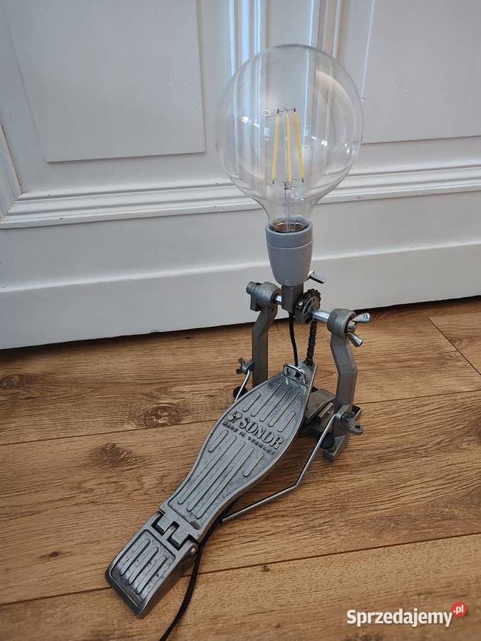 Lampka nocna dizajnerska stopka perkusyjna Legnica