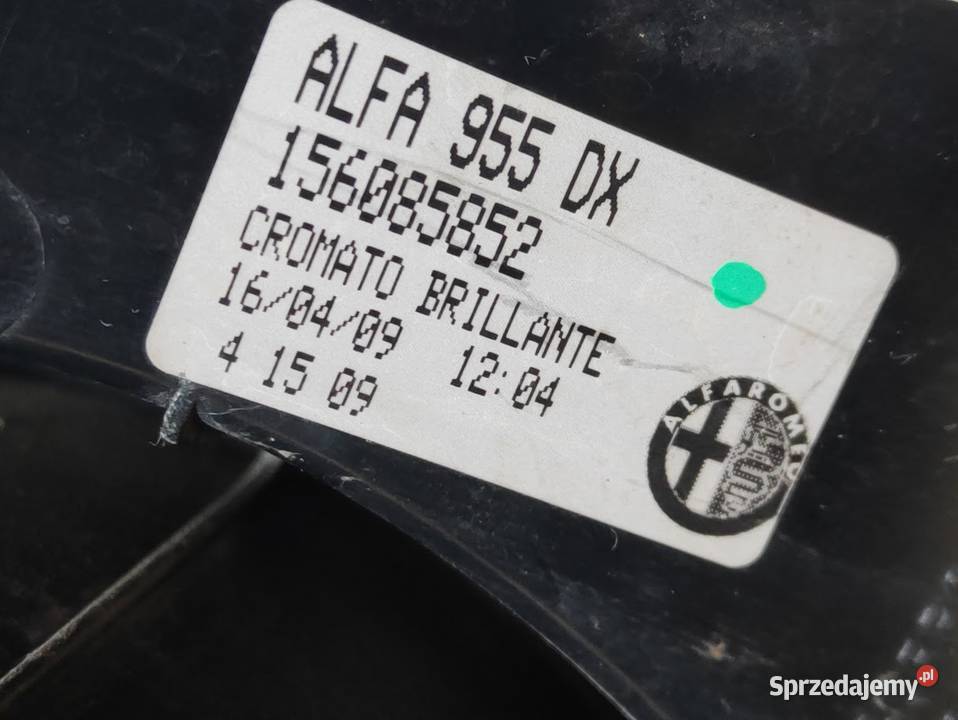 Lampa Prawy Tył Alfa Romeo Mito 156085852 Pleszew