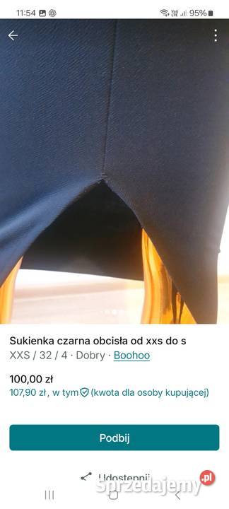 Sukienka obcisla ołówkowa wizytowa xs do m