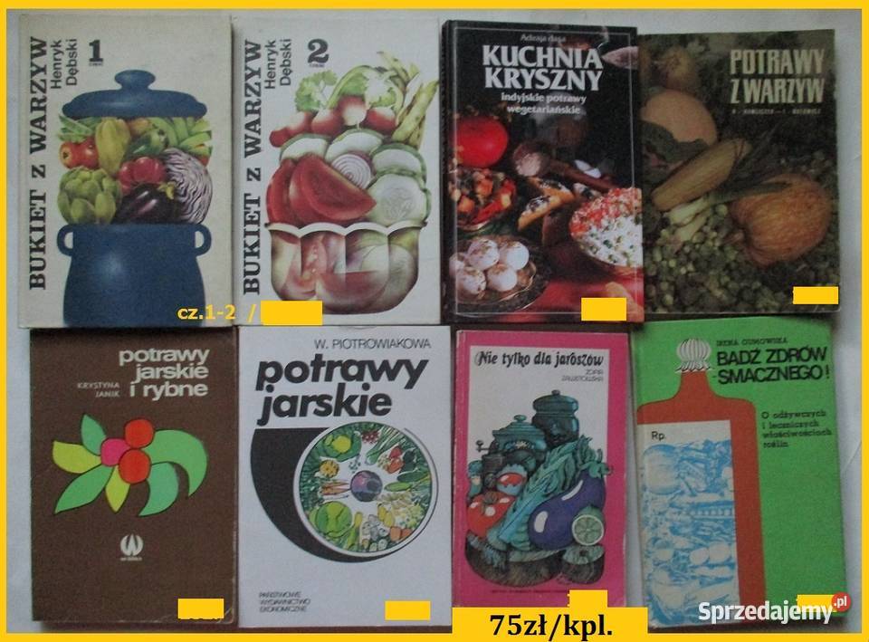 Ksiązki kulinarne kuchnia kulinaria warzywa Łódź