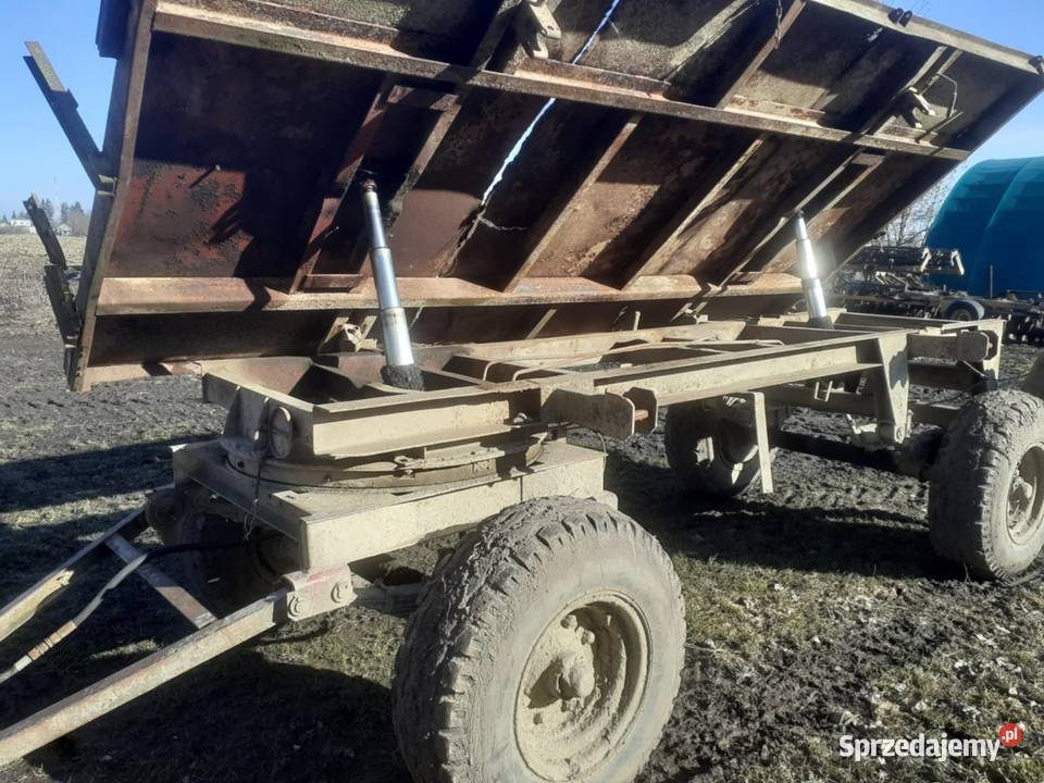 Przyczepa rolnicza Bss 8t hl Autosan uszkodzony
