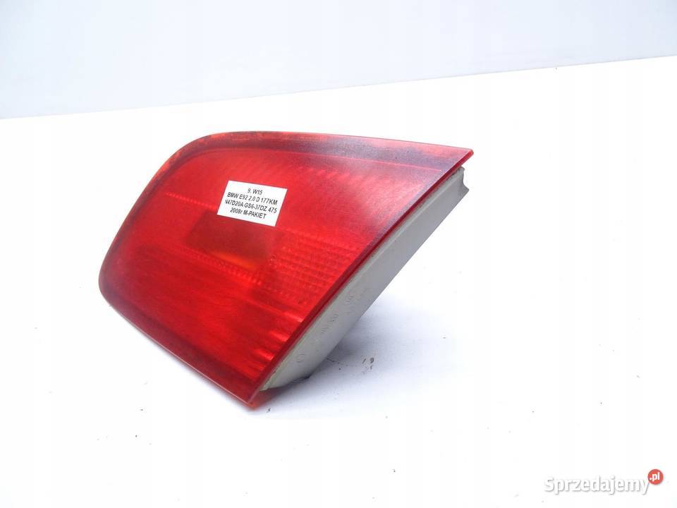 LAMPA PRAWA PRAWY TYŁ TYLNA W KLAPE BMW E92 E93 osobowe małopolskie sprzedam
