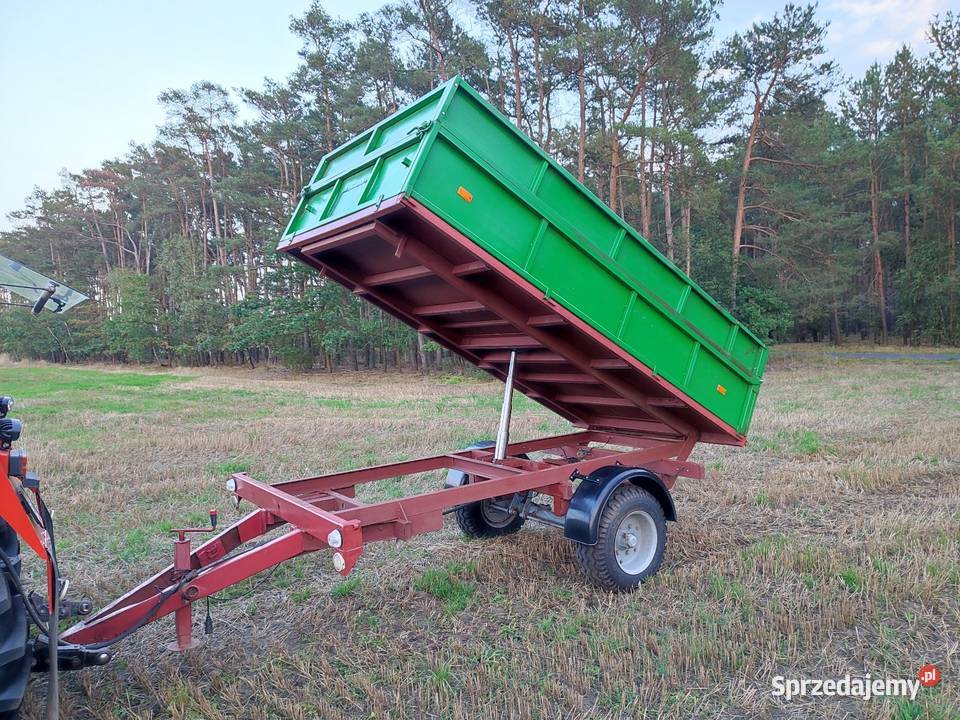 Przyczepa rolnicza jednoosiowa wywrotka Głowno