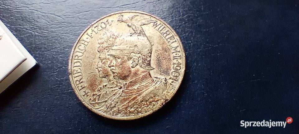 Stare monety 2 marki 1901 Niemcy srebro Lesko sprzedam