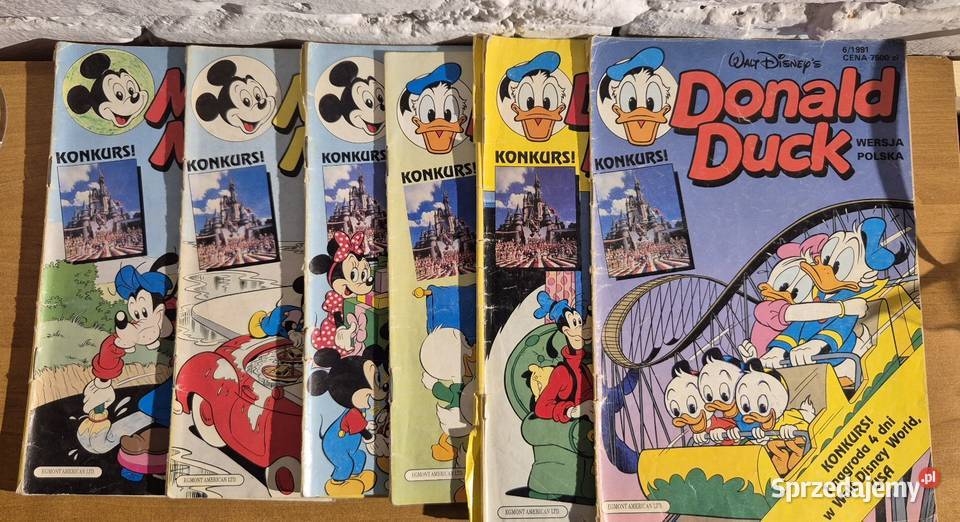 Disney komiksy Myszka Miki i Kaczor Donald 6 śląskie Racibórz