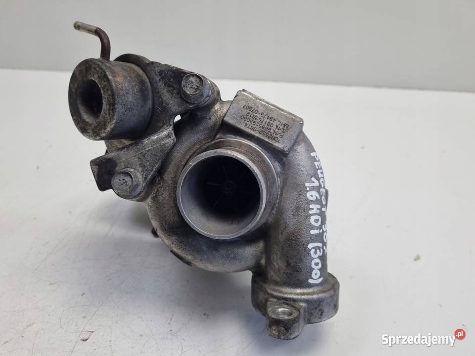 TURBOSPRĘŻARKA Peugeot 307 16 HDI turbo lubelskie Chełm
