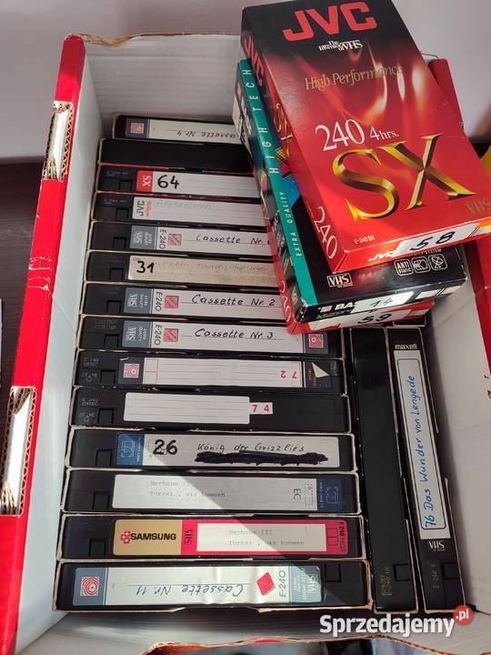 firmowe kasety VHS w stanie Myszków