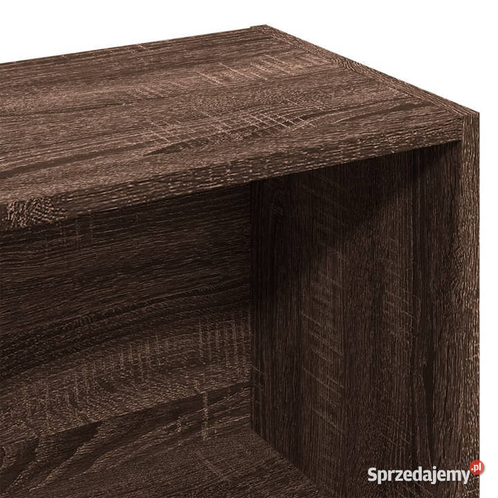 Regał brązowy dąb 57x285x141 materiał mazowieckie Warszawa