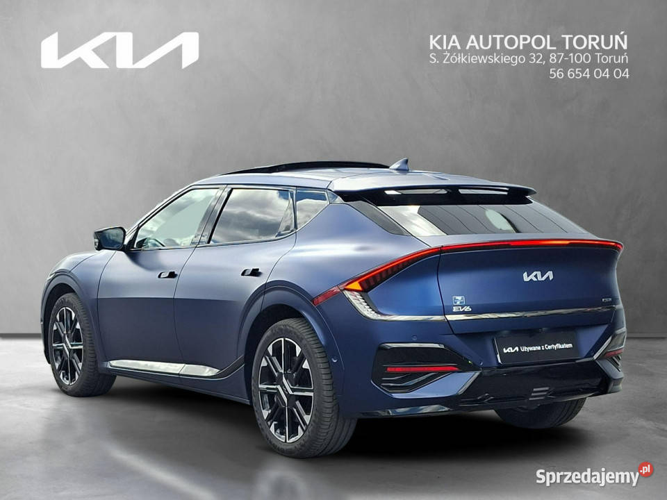 Kia EV6 DEMO84kWh AWD GTline dach światła do jazdy dziennej kujawsko-pomorskie Toruń sprzedam