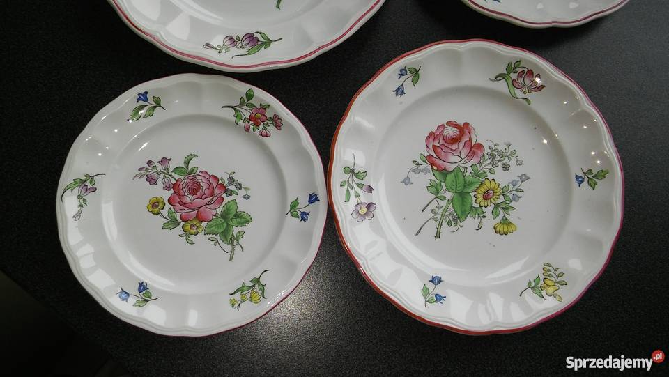 alerz talerze stara porcelana angielska spode na inny kolor Gdańsk