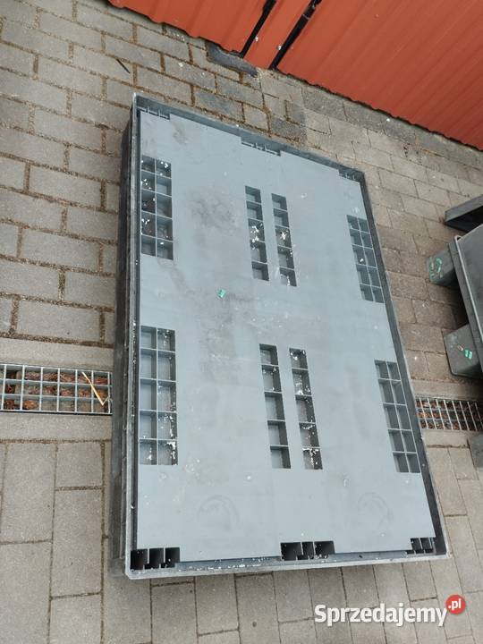 Pojemnik paletowy z pokrywą paleta plastikowa pomorskie Gdańsk sprzedam