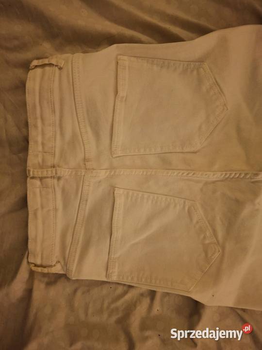 jeansy białe z zary Bez wzoru Zabrze