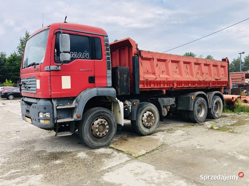 man tga 35390 8x4 krajowy okazja nie mercedes Sosnowiec sprzedam