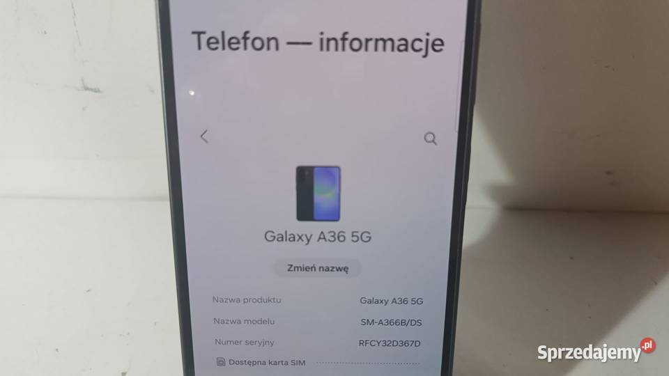 Smartfon SAMSUNG Galaxy A36 5G 6128GB