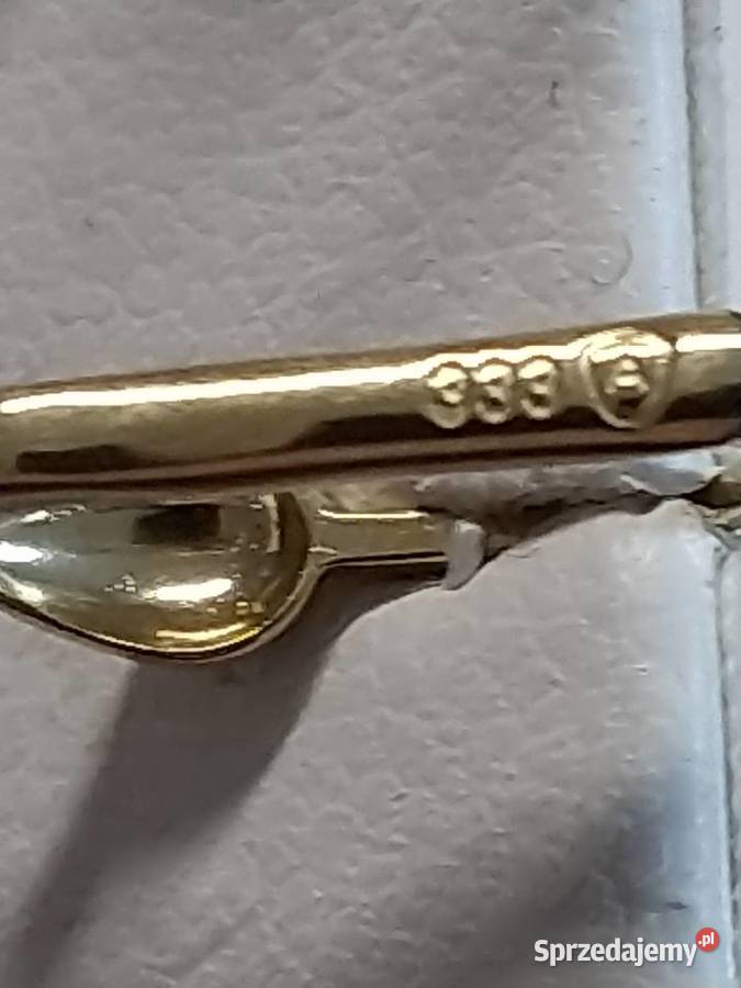 Złote Nowe kolczyki wys65mmpr333 Wałcz