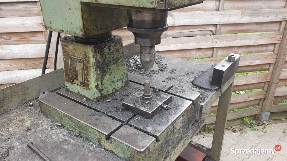 NITOWNICA Niciarka Radialna Hydrauliczna VEB wielkopolskie Opalenica