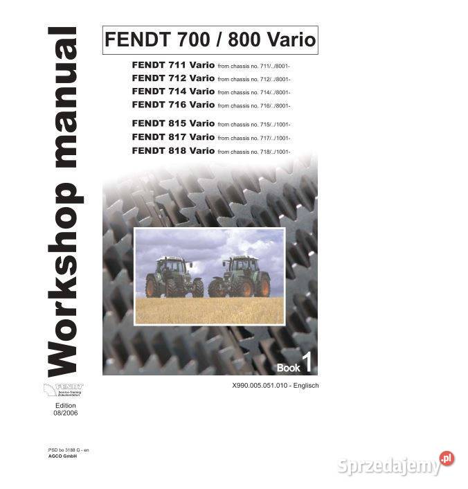FENDT VARIO 711 712 714 716 815 817 818