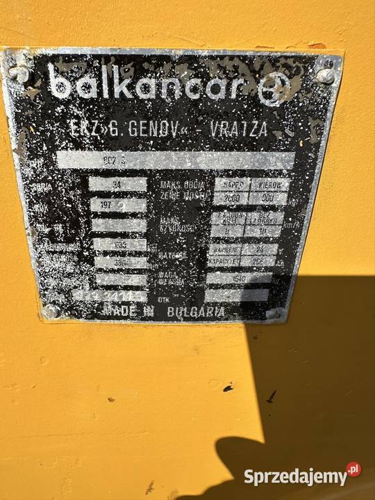 Wózek widłowy elektryczny ev 602 balkancar linde Bełchatów