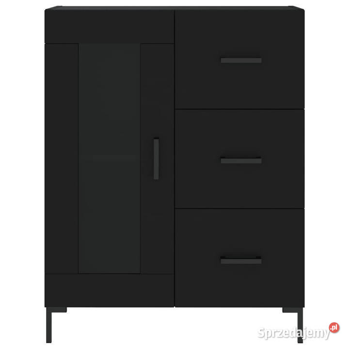 Szafka czarna 695x34x90 materiał drewnopochodny Warszawa