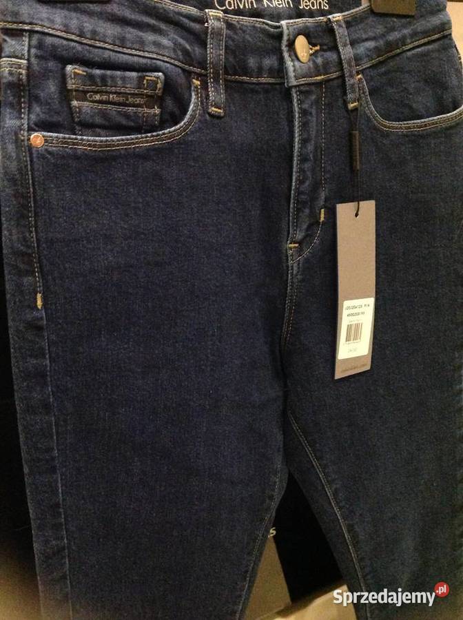 Spodnie Jeans Damskie CALVIN KLEIN XXS Skinny Rozmiar 32(XXS) Nowa Sól