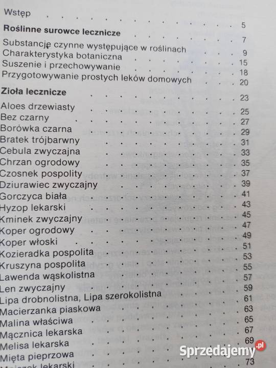 Zioła w apteczce domowej unikatowy książki Warszawa