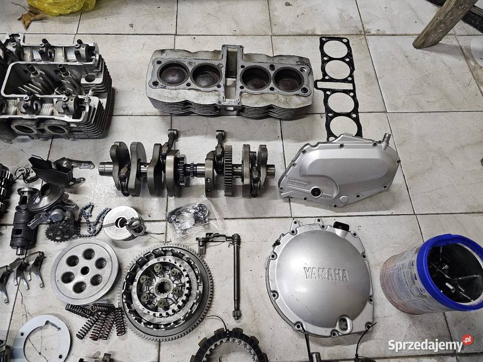 Yamaha XJ 900 silnik części wał kapa tryb