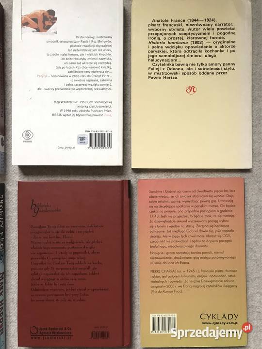 Proza zagraniczna Wolitzer Charras Gaarder Warszawa