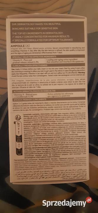 SVR Ampoule Lift liftingujące serum A w ampułce mazowieckie