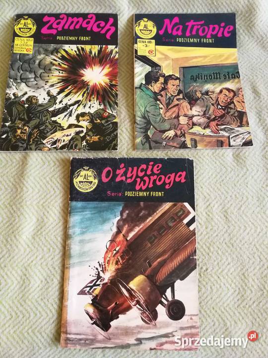 Komiksy Podziemny Front Zamach Na tropie O życie Szczecin