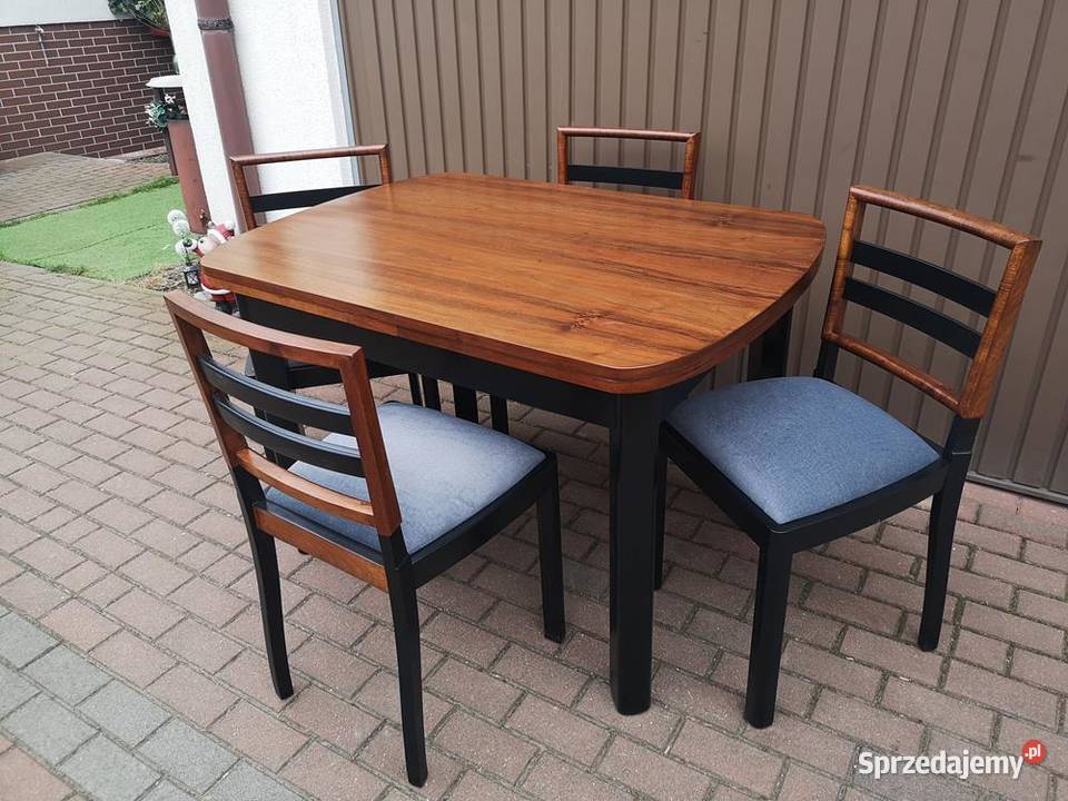 Komplet ARTDECO Orzech Zgrabny Antyk Stary Swarzędz