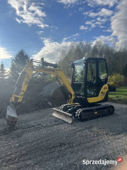 Minikoparka koparka Yanmar Sv22 2019 r 3 Lyzki Mielec