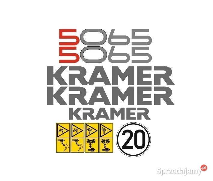 Naklejki oklejenie naklejka KRAMER 5065 mazowieckie Janików sprzedam
