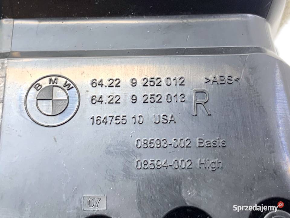 KRATKA NAWIEWU TYŁ BMW F16 9252012 SUV 1419