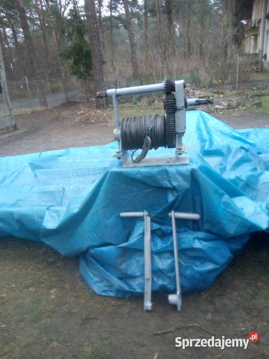 Wyciągarka ręczna do slipowania łodzi skutera Otwock