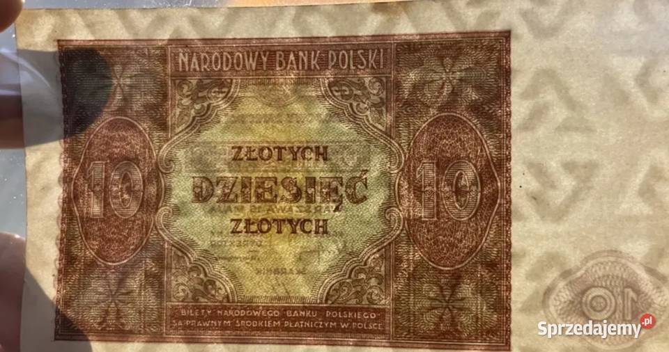 Banknoty 10 złotych z 1946 roku kolekcja Numizmatyka zachodniopomorskie Resko sprzedam