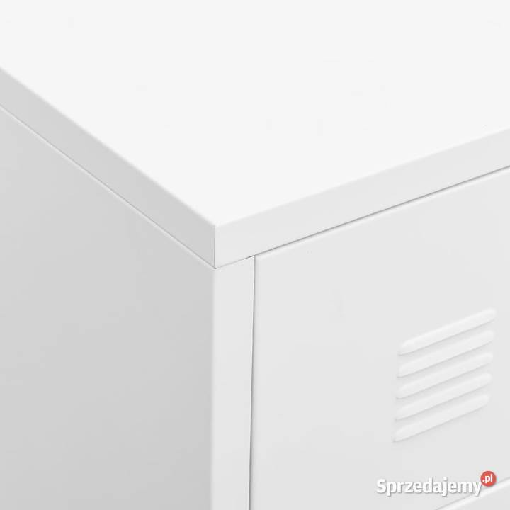 Industrialna szafka pod TV biała 105x35x42 Warszawa