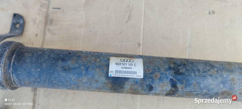 WAŁ NAPĘDOWY AUDI A6 C7 A7 4G 4G0521101C Przystajń sprzedam