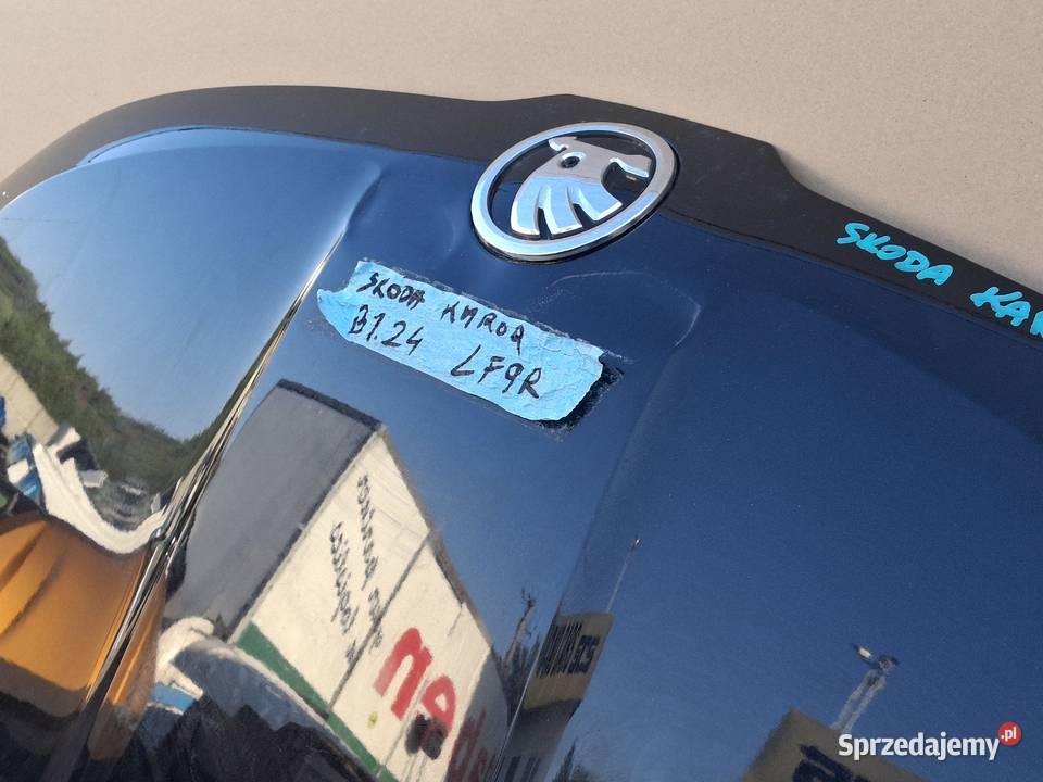 SKODA KAROQ MASKA POKRYWA SILNIKA 57A823155 Bieleń sprzedam