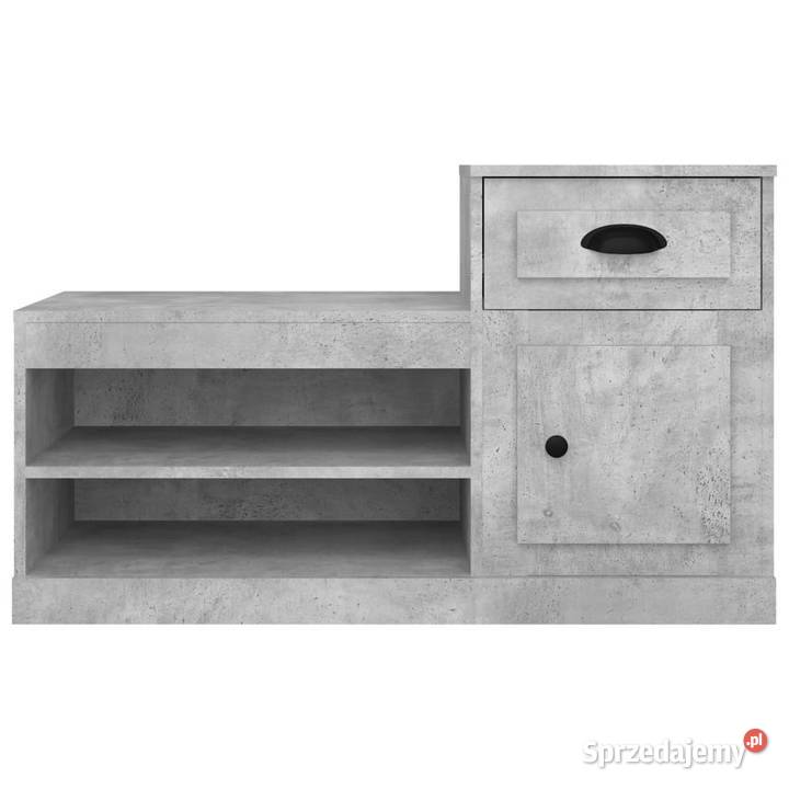 Szafka na buty szarość betonu 100x42x60 WM816420