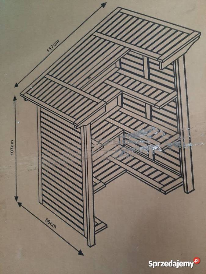 Barek ogrodowy SAFAVIEH kolor zielony Wodzisław Śląski