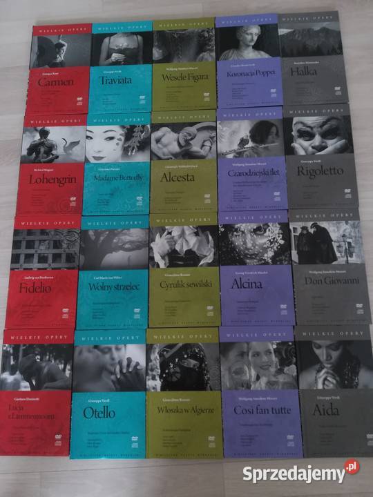 kolekcja Wielkie Opery 20 płyt dvd i cd komplet CD Gdańsk