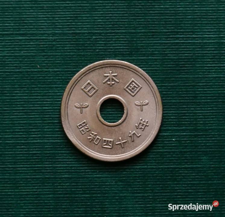 JAPONIA 5 jenów 1974r Gliwice