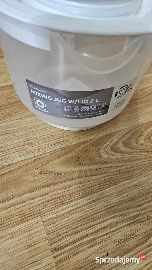 135 Plastikowy dzbanek do miksowania z pokrywką kujawsko-pomorskie Bydgoszcz