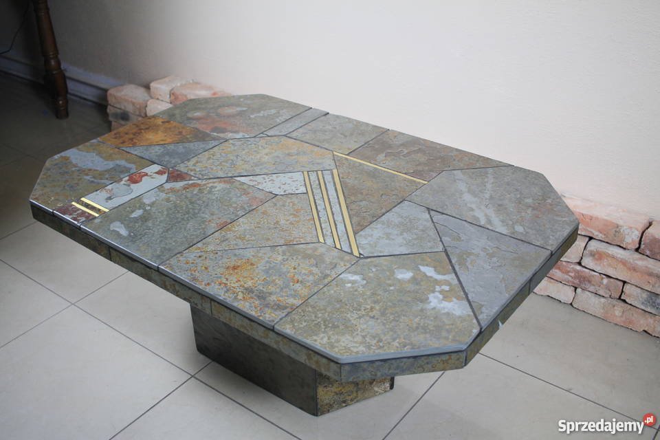 Piękna ława kamienna nietypowa i stylowa Pszczyna